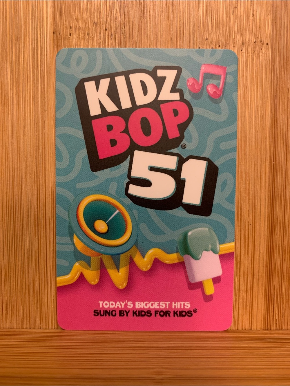 Yoto card KIDZ BOP 51 Music Hits
